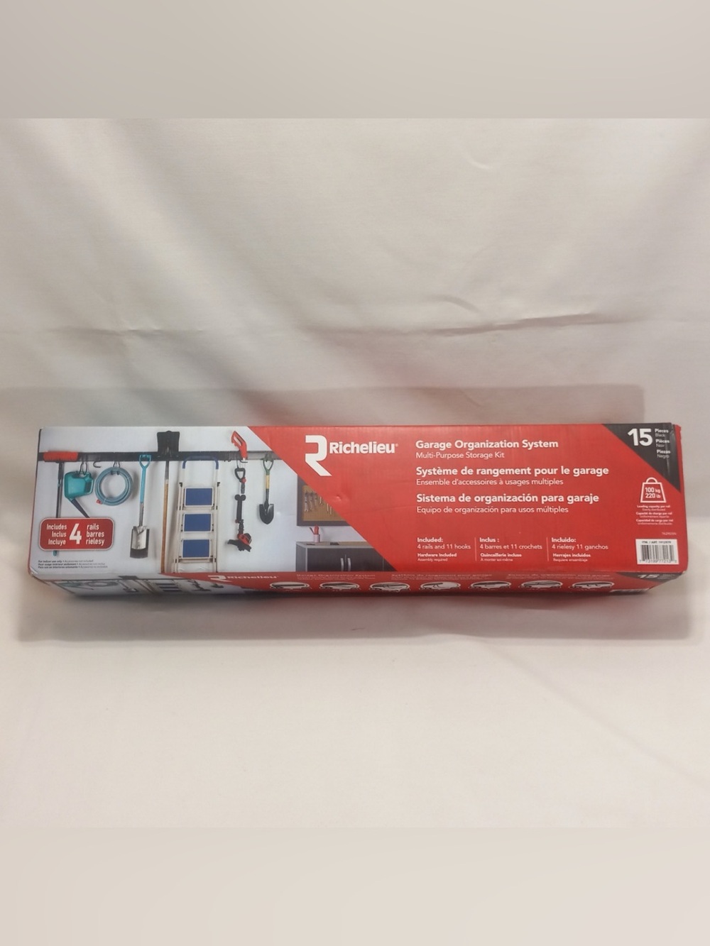 Richelieu 15-Piece Multi-Purpose Garage Organization System Kit